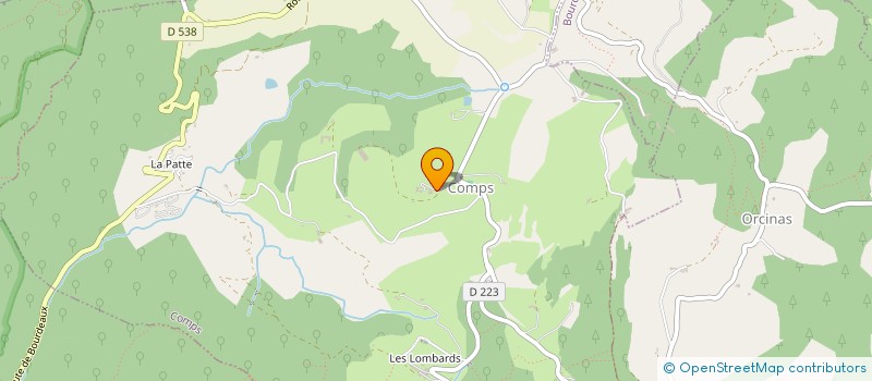 localisation de l'entreprise SCI LESTANG  COMPS