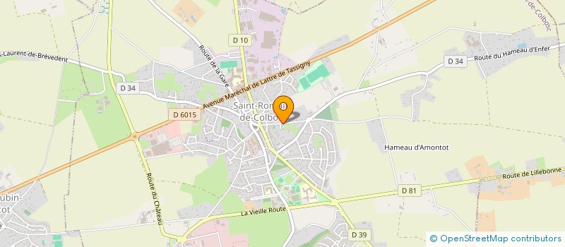 localisation de l'entreprise SCI LESTERLIN MG-A  SAINT-ROMAIN-DE-COLBOSC