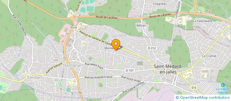 localisation de l'entreprise SCI LESTIAC 23  FLAUJAC-POUJOLS