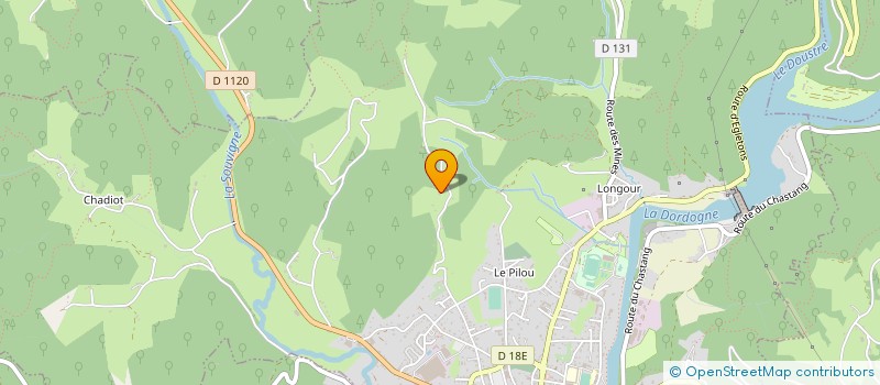 localisation de l'entreprise SCI LESTOURGIE à ARGENTAT-SUR-DORDOGNE