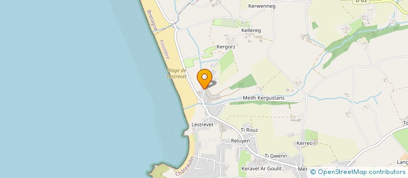 localisation de l'entreprise SCI LESTREVET  PLOMODIERN