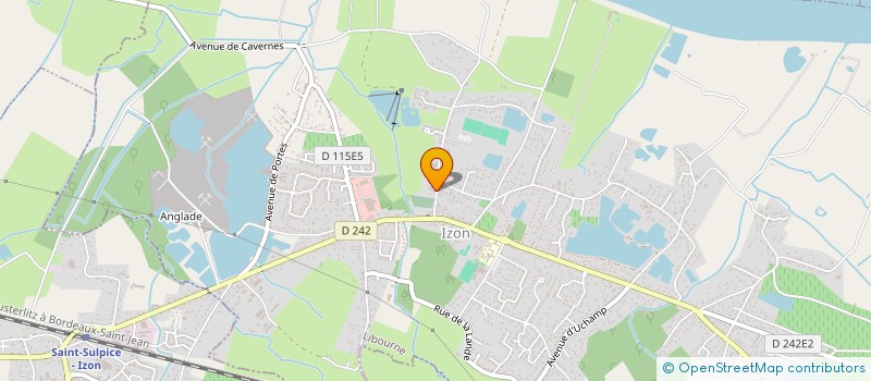 localisation de l'entreprise SCI LESTRILLE  IZON