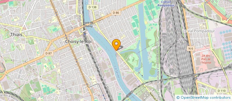 localisation de l'entreprise SCI LESUEUR à CHOISY LE ROI