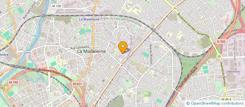 localisation de l'entreprise SCI LESURE LASSERRE à MARCQ-EN-BARŒUL