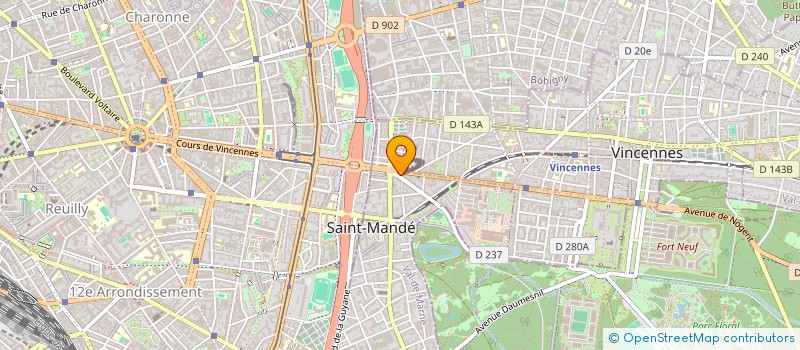 localisation de l'entreprise SCI LESY à SAINT-MANDE