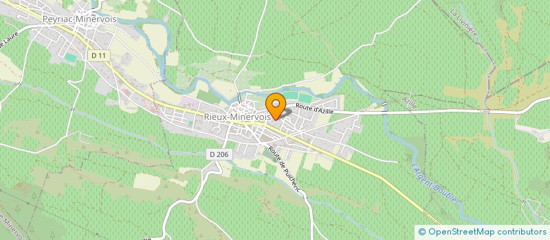 localisation de l'entreprise SCI LESZ OLIVIERS  RIEUX-MINERVOIS