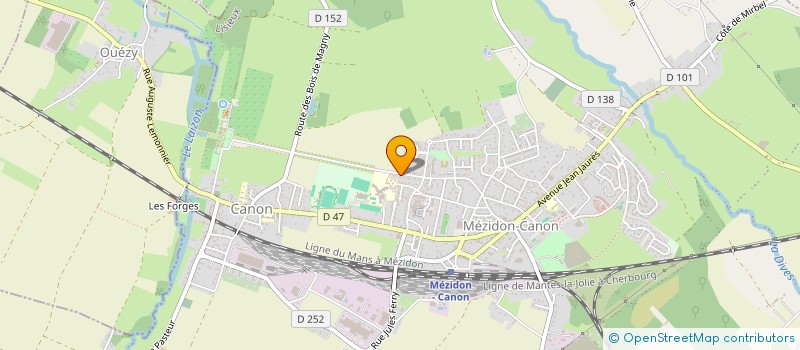 localisation de l'entreprise SCI LET  MEZIDON VALLEE D'AUGE