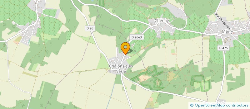 localisation de l'entreprise SCI LETALLIANCE  CHALONS-SUR-VESLE