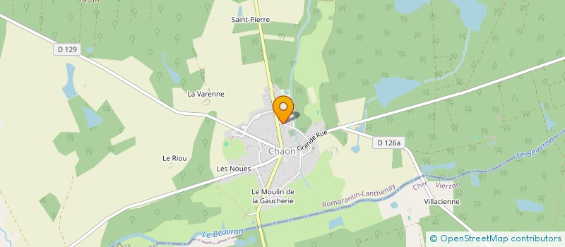 localisation de l'entreprise SCI LETECK  CHAON