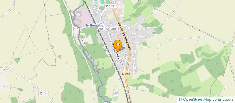 localisation de l'entreprise SCI LETELLIER  SERIFONTAINE