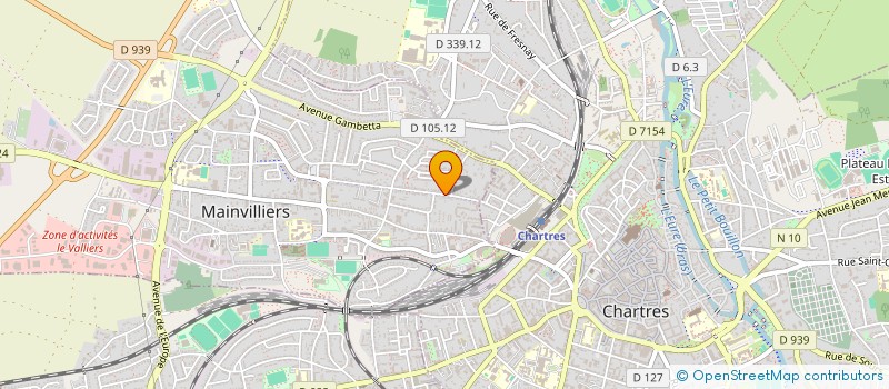 localisation de l'entreprise SCI LETELLIER à MAINVILLIERS