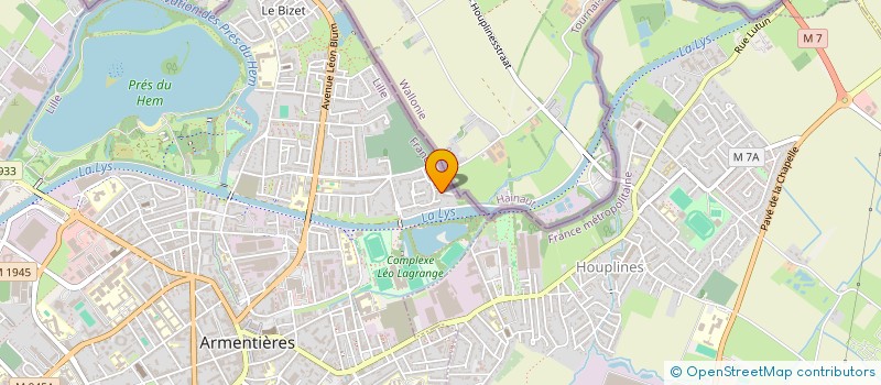 localisation de l'entreprise SCI LETELLIER-PICHON  ARMENTIERES