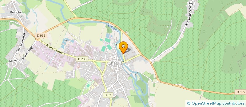 localisation de l'entreprise SCI LETESA VALLON  CHABLIS