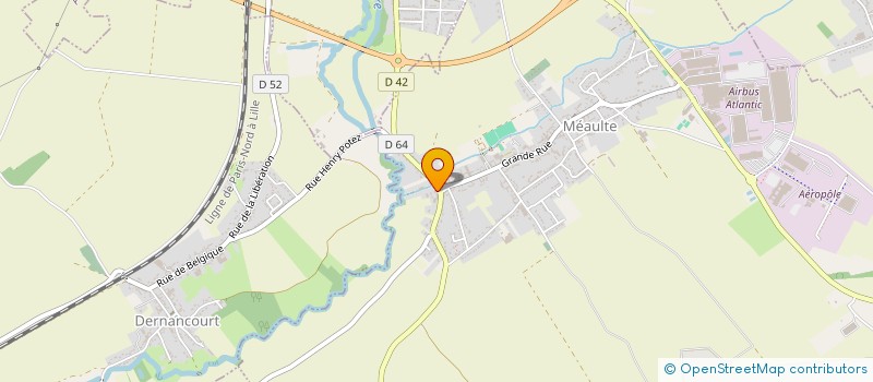 localisation de l'entreprise SCI LETHAN  MEAULTE