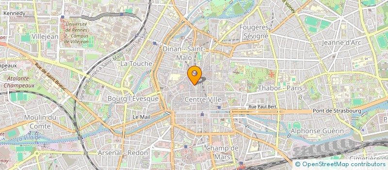 localisation de l'entreprise SCI LETHOMAN  RENNES