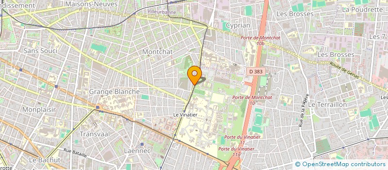 localisation de l'entreprise SCI LETHUILLIER  LYON