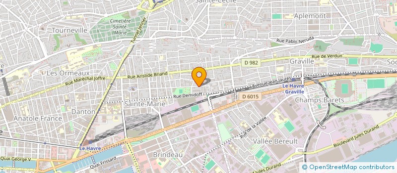 localisation de l'entreprise SCI LETHUILLIER-ROBILLIARD à LE HAVRE