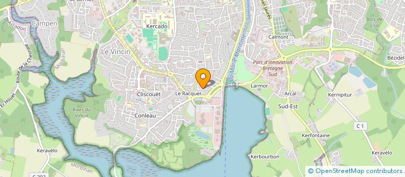 localisation de l'entreprise SCI LETIK  VANNES