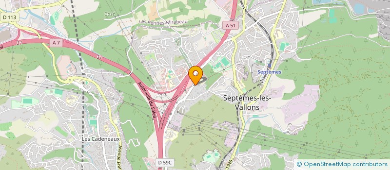 localisation de l'entreprise SCI LETIVERD à SEPTEMES-LES-VALLONS