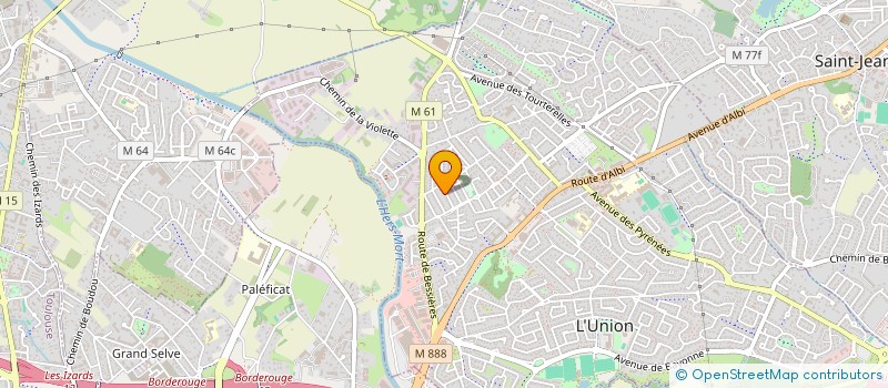 localisation de l'entreprise SCI LETIX à L'UNION