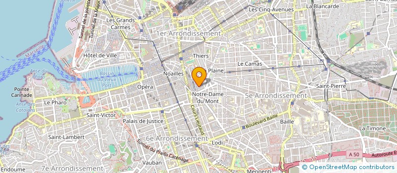 localisation de l'entreprise SCI LETL à MARSEILLE