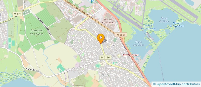 localisation de l'entreprise SCI LETLY  PEROLS