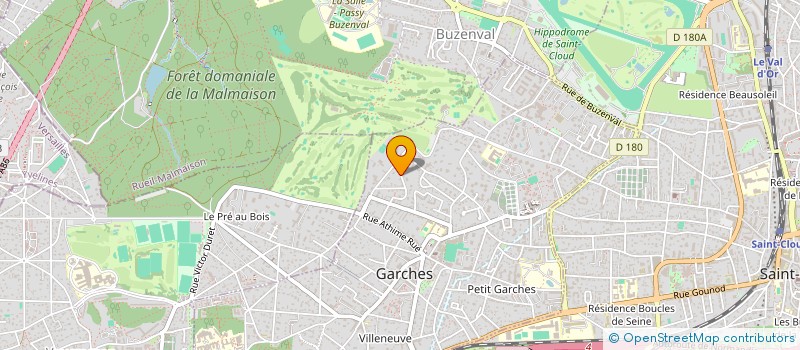 localisation de l'entreprise SCI LETMAR à GARCHES