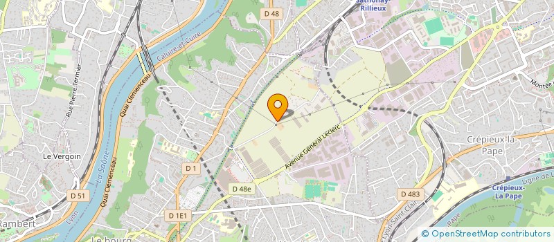 localisation de l'entreprise SCI LETNAP  CALUIRE-ET-CUIRE