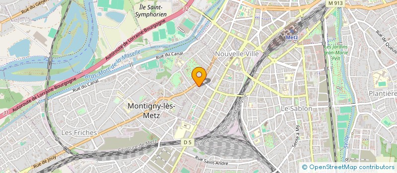 localisation de l'entreprise SCI LETO à MONTIGNY-LES-METZ