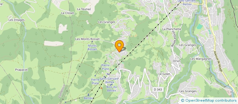 localisation de l'entreprise SCI LETO-NAETS  SAINT-GERVAIS-LES-BAINS