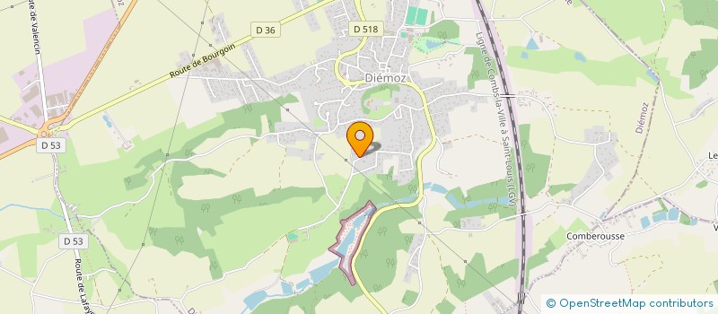 localisation de l'entreprise SCI LETOMI  DIEMOZ