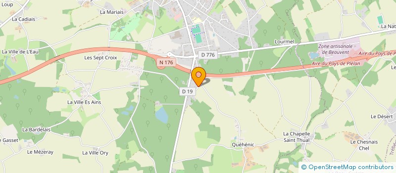 localisation de l'entreprise SCI LETORT ANDRE  PLELAN-LE-PETIT