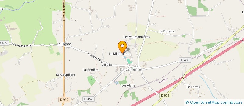 localisation de l'entreprise SCI LETOUR-VALLOIS  LA COLOMBE