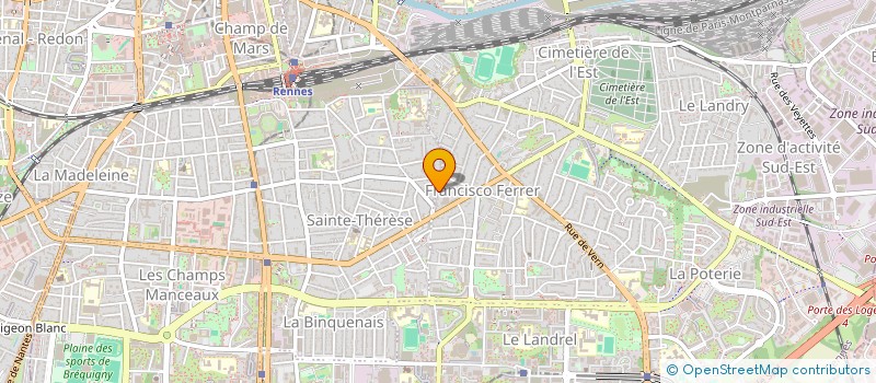 localisation de l'entreprise SCI LETRAB  RENNES