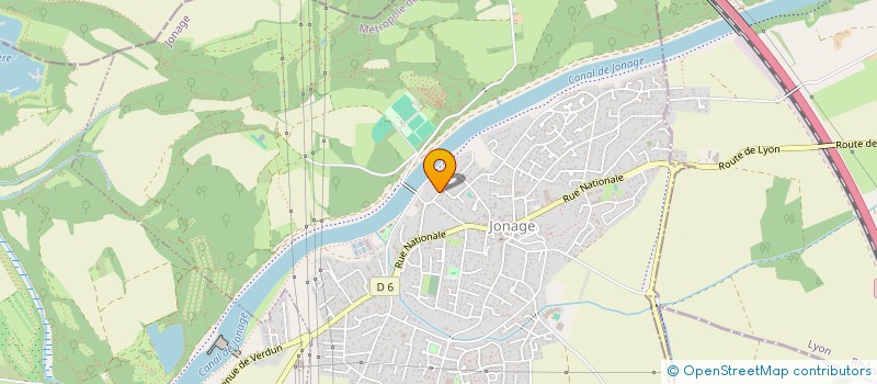 localisation de l'entreprise SCI LETRAS  JONAGE