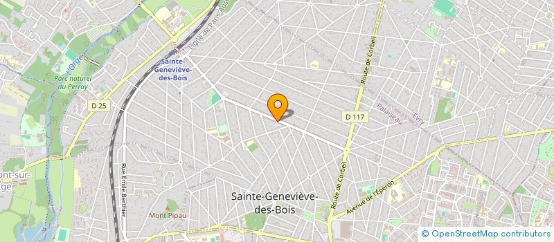 localisation de l'entreprise SCI LETREFLE à SAINTE-GENEVIEVE-DES-BOIS