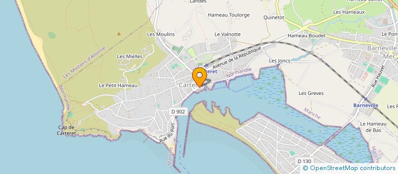 localisation de l'entreprise SCI LETRIBOT à BARNEVILLE-CARTERET