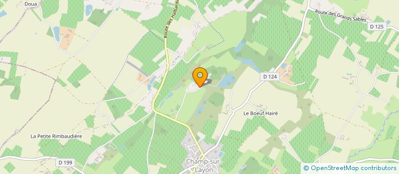 localisation de l'entreprise SCI LETROIMAU  BELLEVIGNE-EN-LAYON