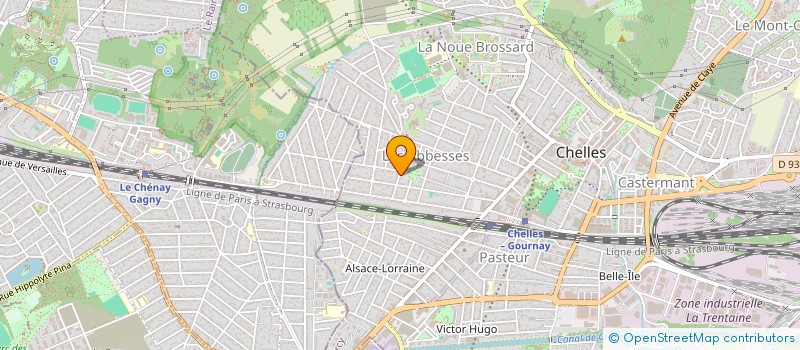 localisation de l'entreprise SCI LETS  CHELLES