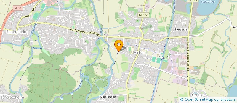 localisation de l'entreprise SCI LETTIERI  ESCHAU