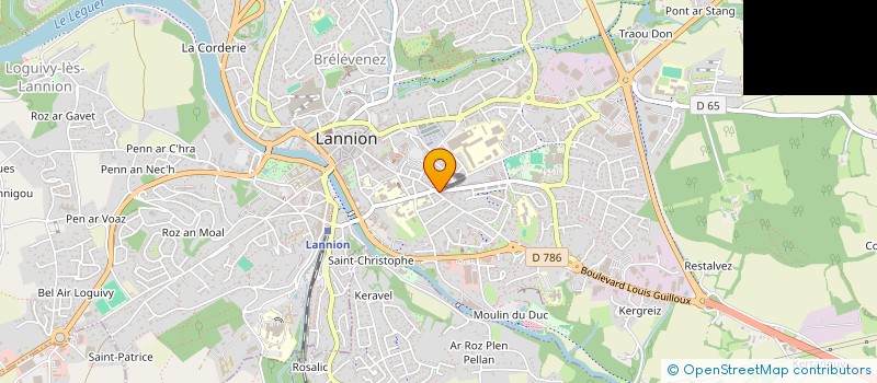 localisation de l'entreprise SCI LETTIERI  LANNION