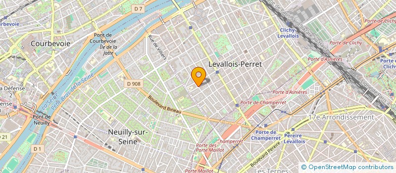 localisation de l'entreprise SCI LETURCQ à LEVALLOIS-PERRET