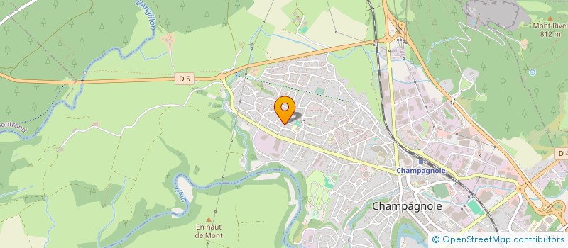 localisation de l'entreprise SCI LEUBA GERARD  CHAMPAGNOLE