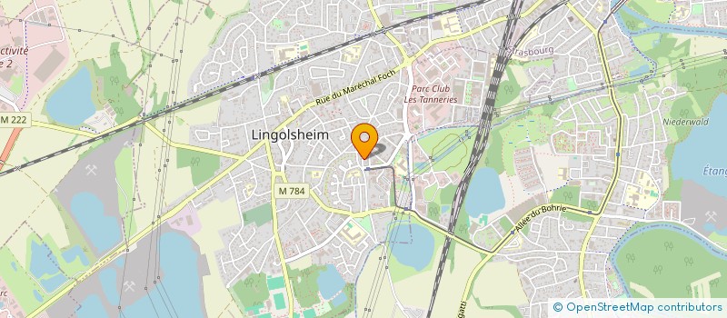 localisation de l'entreprise SCI LEUCADE  LINGOLSHEIM