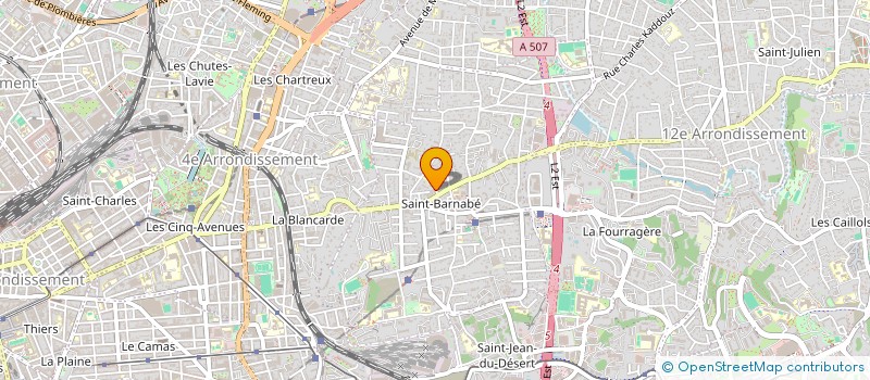 localisation de l'entreprise SCI LEUGLAC à MARSEILLE