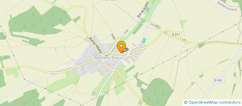 localisation de l'entreprise SCI LEULLIER  MOLLIENS-DREUIL