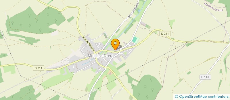 localisation de l'entreprise SCI LEULLIER DENTIN  MOLLIENS-DREUIL