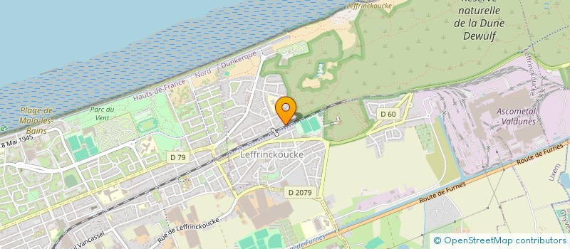 localisation de l'entreprise SCI LEULLIETTE  LEFFRINCKOUCKE