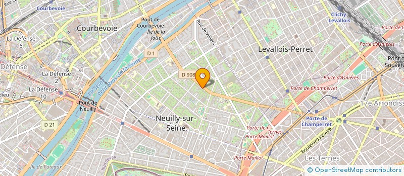 localisation de l'entreprise SCI LEURBERTRAND à NEUILLY-SUR-SEINE