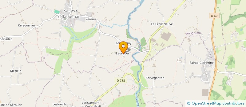 localisation de l'entreprise SCI LEURGUER  TREFLAOUENAN